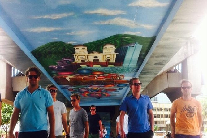 Medellin Street Art Tour - San Javier cable car: the art comes at you from two angles