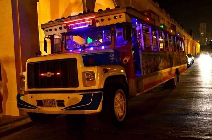 Night Chiva Rumbera in Cartagena with Music and Party - What Is Included for $13.39, and What You Must Pay for Yourself