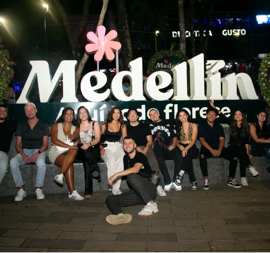 Nightlife Medellin, Rooftops, bars and Clubs - The first bar stop: signature shot and a guided one-hour warm-up