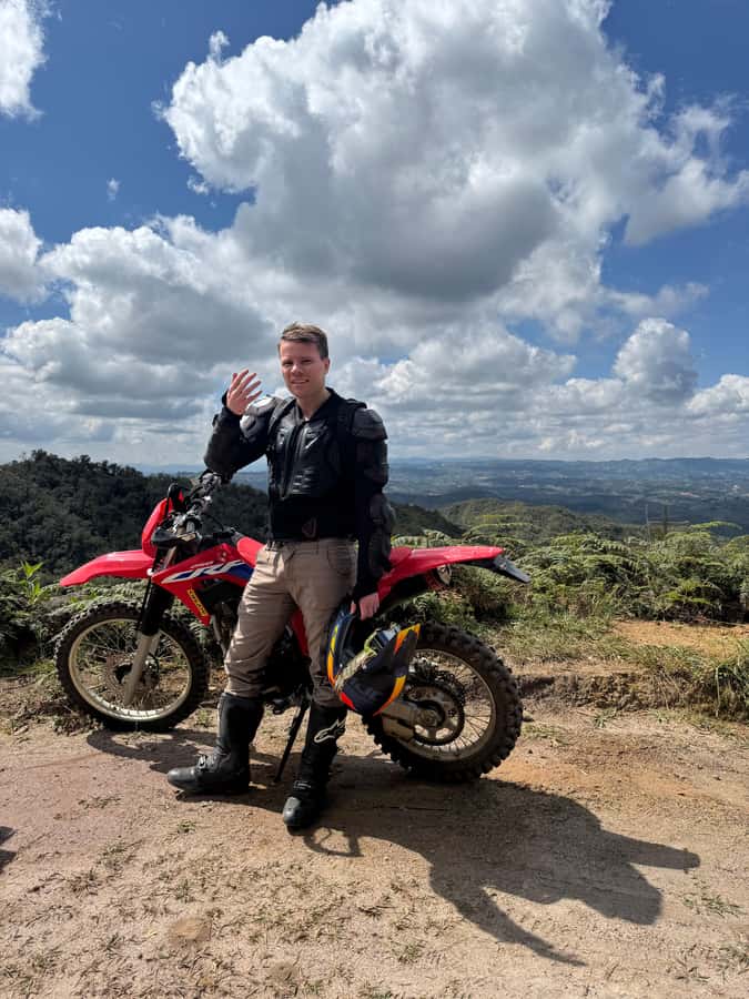 Off-road motorcycle adventure through the Medellín mountains - The Ride Through Views, Rivers, Canyons, and Food Stops