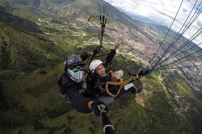 Paragliding over Medellin with HD Video and Pickup - San Félix Arrival, Office Check-In, and The Stair Climb Reality