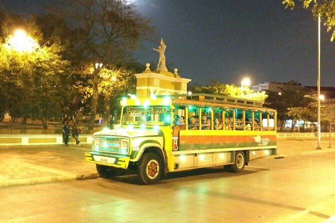 Party Bus Tour - Night Bus Party in Cartagena, with real photo breaks