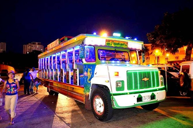 Party Bus Tour - Quick Looks at Cartagena Landmarks by Night