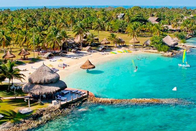 Party in Cartagena's Nearby Rosario Islands, Baru, Cholon, & More - Isla Marina Lunch Included, Fuel for the Rest of the Day