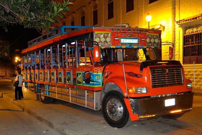 Party on a typical Chiva Party Bus - Getting Picked Up in Bocagrande and Laguito Without Losing Your Night