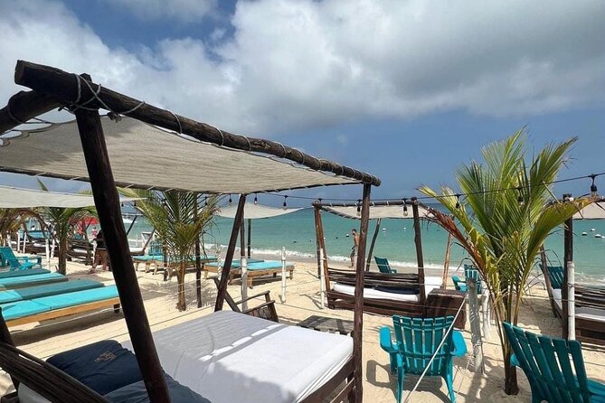 Private Beach Tour in Barú and Optional Bird Aviary - Barú beach club time: loungers, pool, showers, and food that actually helps
