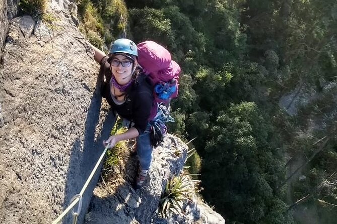 Private Half-day Rock Climbing Experience in the Suesca Rocks - The river shore approach and the antique railtrain segment