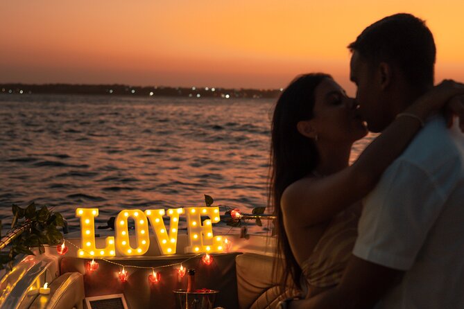 Romantic Date Night in the Bay of Cartagena - Stop 1 in the walled city area: a calm hour with big sunset energy