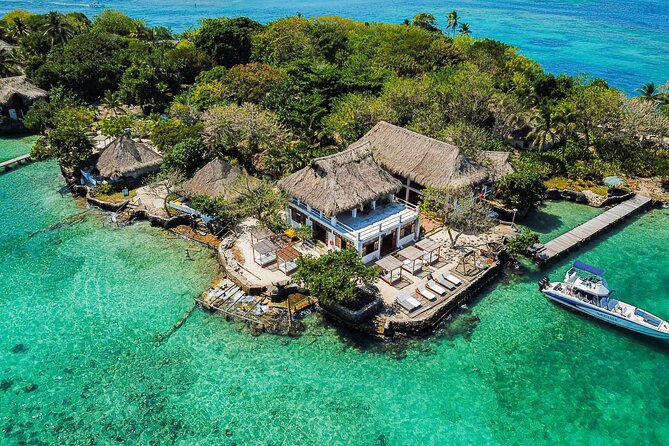 Rosario Islands Day pass | All inclusive Experience - Beach beds, sun loungers, and a social area that lets you breathe