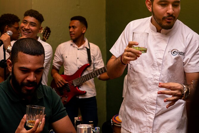 Rum & Rhythms a premium rum tasting with live music - Where you meet on Calle Estanco del Aguardiente and how the night flows