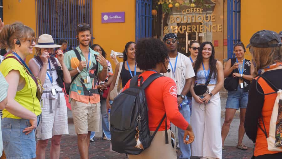 Shared Cartagena Old City Tour with Wireless Audio System - The Palace of the Inquisition and the social logic of colonial streets