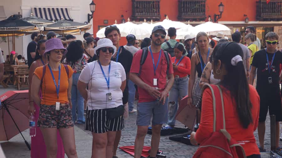 Shared Cartagena Old City Tour with Wireless Audio System - San Pedro Claver area: connecting faith, people, and Afro-Caribbean heritage