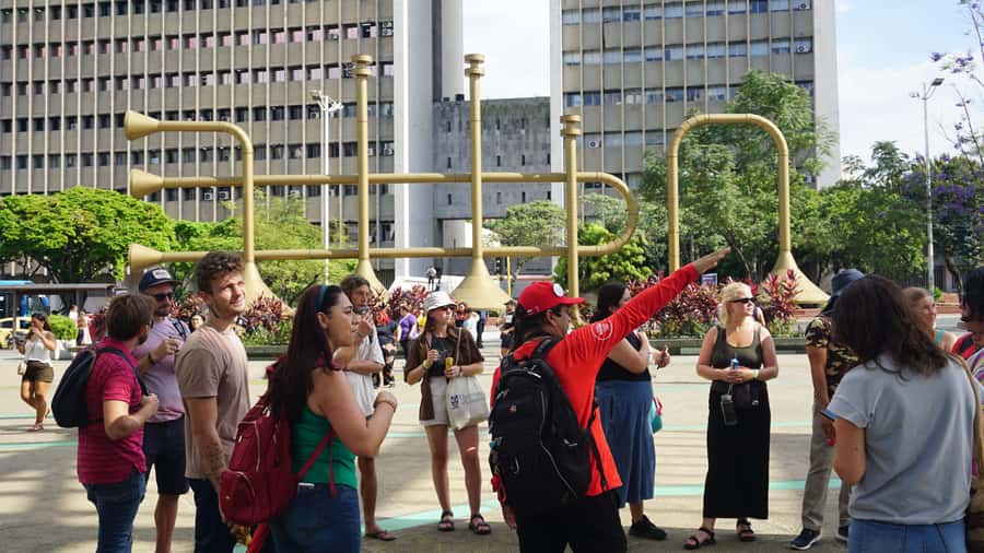 Shared Tour Cali's Salsa, Graffiti & Resistance Experience - From Plazoleta Jairo Varela to an 8 km Social Walk