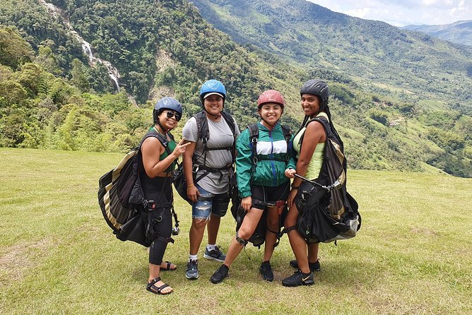 Stunning ATV 1.5hr + awesome PARAGLIDING over giant waterfalls from MEDELLIN - Safety, guides, and comfort, bilingual plus real local storytelling