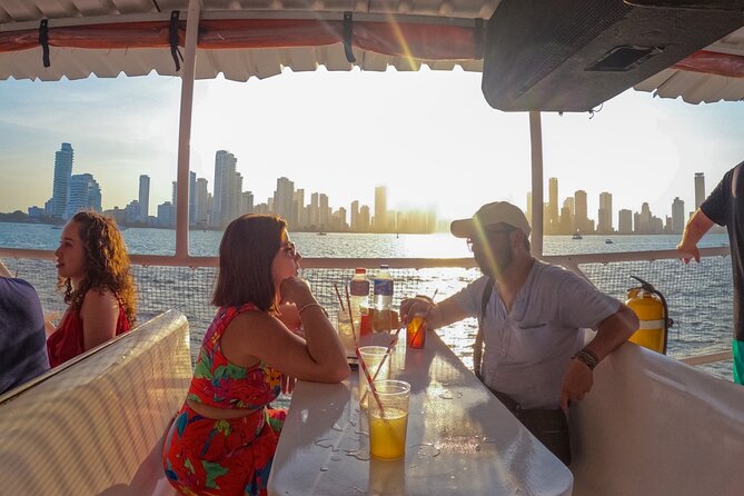 Sunset in Cartagena Bay with Boat Dances and Bar - Key highlights to know before you go