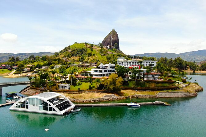 The best private tour to Guatapé and Helicopter ride + Guatapé's rock +Boat ride - Guatapé by Air, Water, and Stairs, All in the Same Day