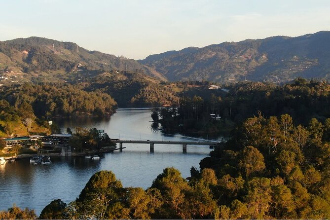 The best private tour to Guatapé and Helicopter ride + Guatapé's rock +Boat ride - Helicopter Over the Dam: The Short Flight Everyone Remembers