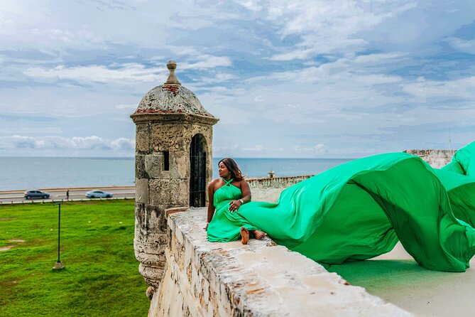 The Original Flying Dress PhotoShoot in Cartagena - Flying dress boutique, champagne brunch, and the princess vibe