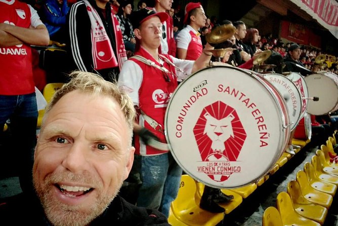 The True Colombian Football & Soccer Experience - Pre-match fan bar rituals, three beers, and chant practice