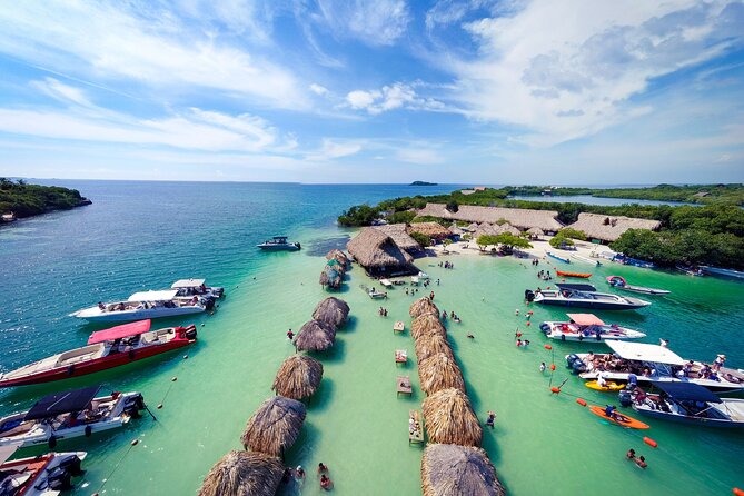 Tour of the Rosario Islands, Cartagena - Stop Two, Rosario de Mar Ecohotel: Private Beach Beds and a Welcome Drink