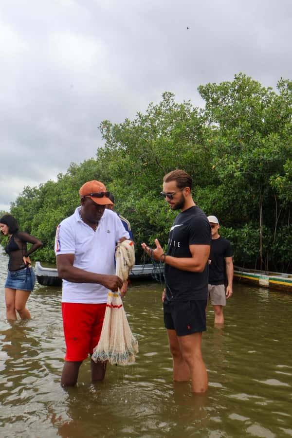 Typical lunch on beach, mangrove tour & fishing with natives - Mangrove tour on natural waterways: what you see and why it matters