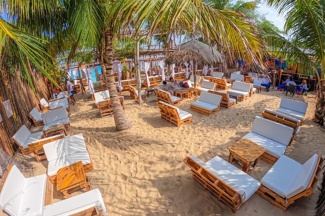 Visit in Cartagena Playa Blanca in Baru Island - Playa Blanca at Club Mambo Beach: what your included time really looks like