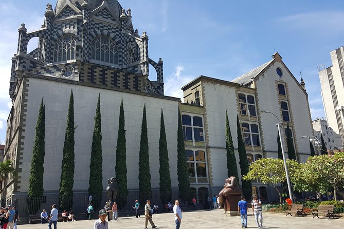 Walking tour downtown Medellín - Iglesia de la Vera Cruz, Plaza Botero, and the Art You Can Walk Around