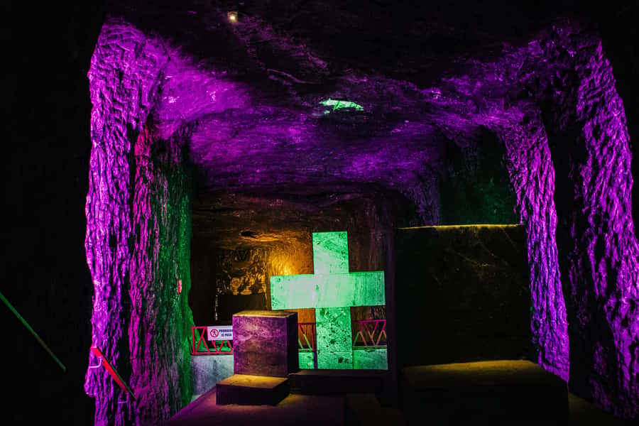 Zipaquira: 5 hrs Salt Cathedral Tour - Entering the cathedral route: Way of the Cross, salt-carved stations, and the Narthex
